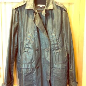 Men’s Wax Leather Peacoat - John Varvatos